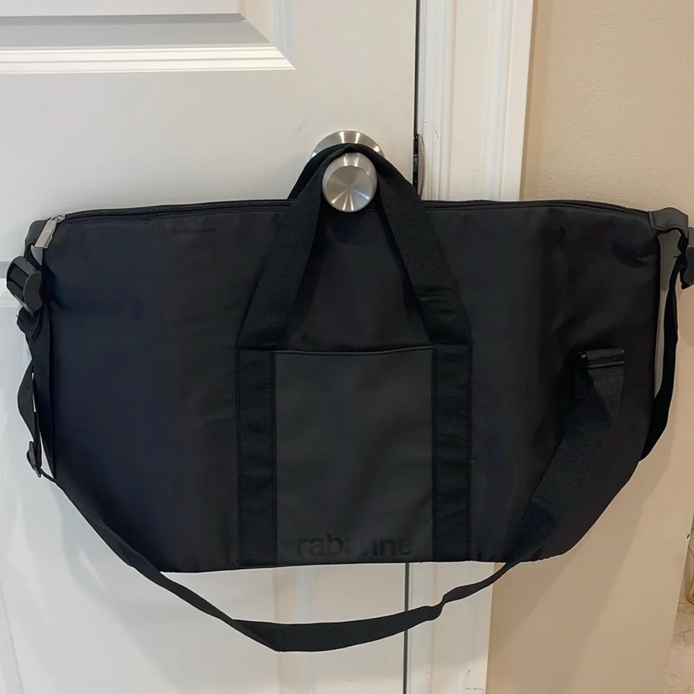 PACO RABANNE black large weeken bag